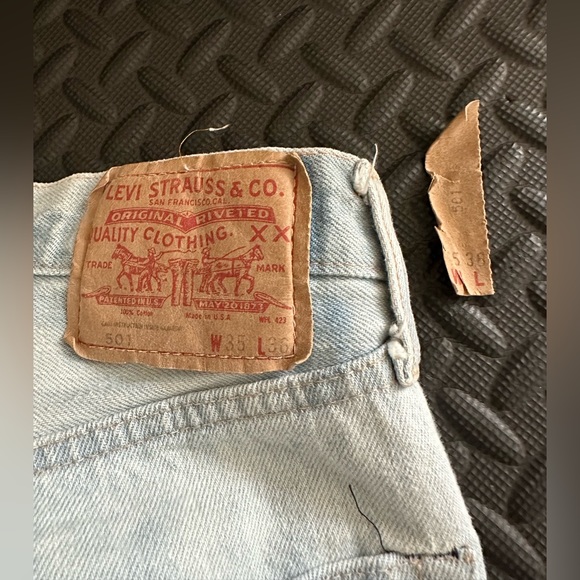 Sold on the Bay 🔥 Vintage Levis 501 XX Redline Selvedge 70s (32x31) button #6 - Picture 9 of 15